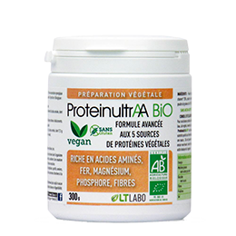 proteines végatales ProteinultrAA Bio