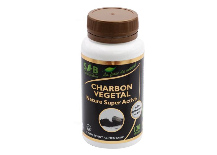 Charbon Vegetal Actif - 120 Gélules - SFB - La Vie Naturelle